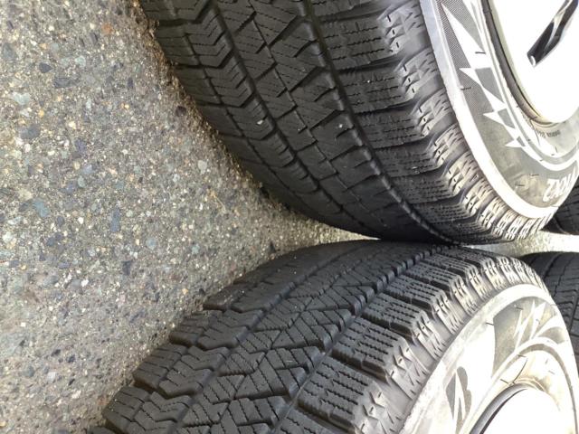 TOYOTA アクア スチールホイール + BRIDGESTONE VRX2
