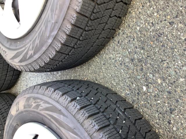 TOYOTA アクア スチールホイール + BRIDGESTONE VRX2