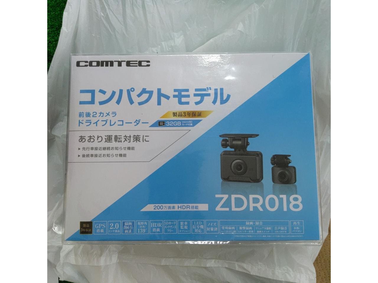 COMTEC
ZDR018
Front and rear 2 Camera drive recorder