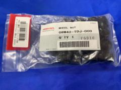 【16個・ブラック】ホンダ 純正ナットセット 品番:08W42-TDJ-000