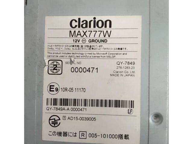 Clarion MAX777W