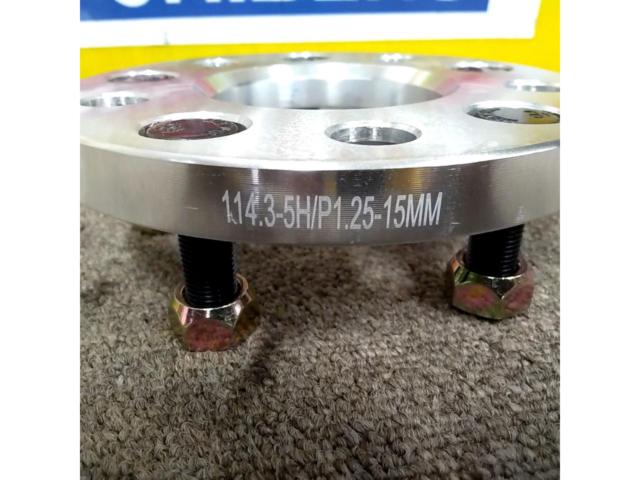 Durax ワイドトレットスペーサー 15mm 【114.3-5H/P1.25】