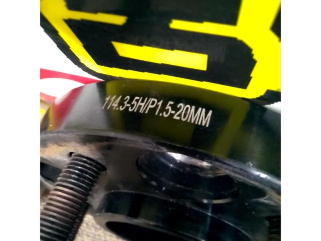 Durax ワイドトレットスペーサー 20mm 【114.3-5H/P1.5】