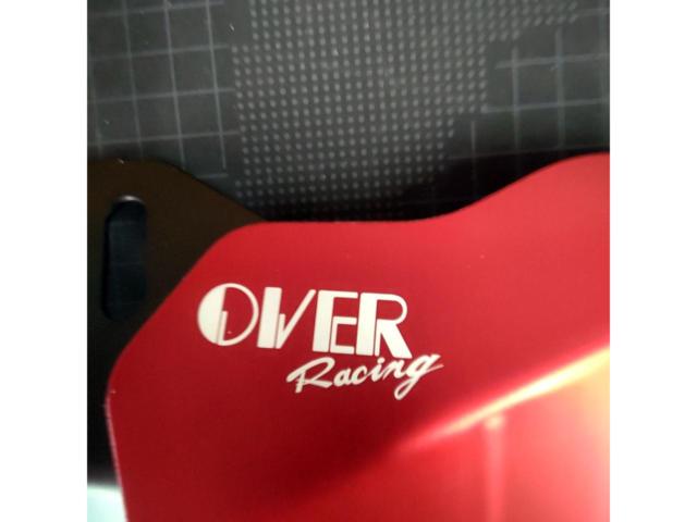 【OVER RACING】サイドカバー Type2 L RED