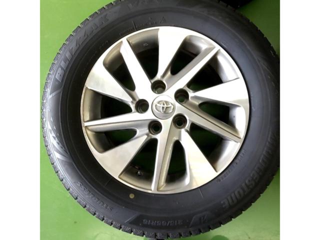 【トヨタ純正】 20系アルファード/ヴェルファイアハイブリッド純正ホイール+【BRIDGESTONE】BLIZZAK VRX3 215/65R16