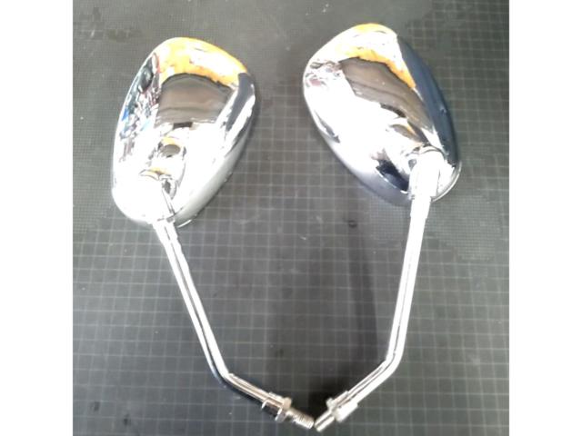 【メーカー不明】汎用品クロームメッキミラー 
