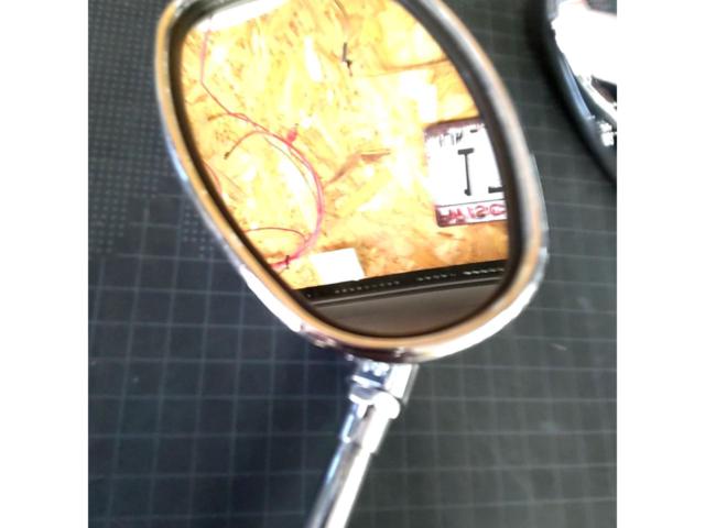 【メーカー不明】汎用品クロームメッキミラー 