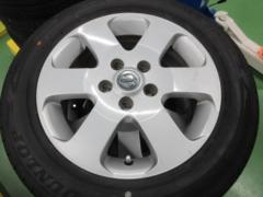 【日産純正】C25セレナ純正ホイール+【DUNLOP】ENASAVE RV505 195/60R16