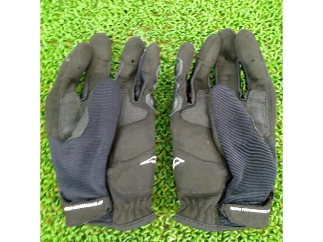 【KUSHITANI】レザーメッシュグローブ BK