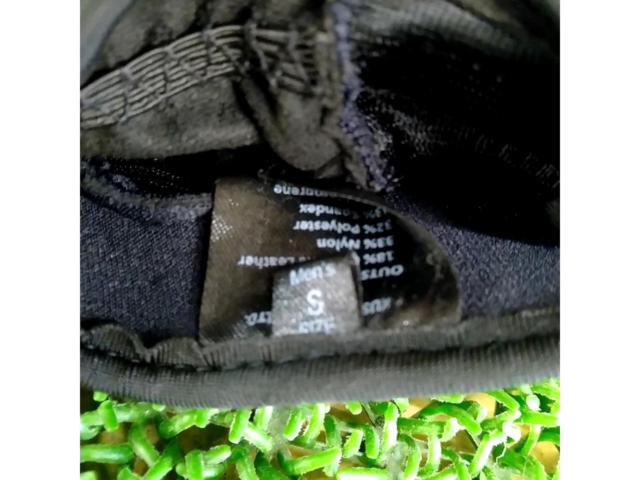 【KUSHITANI】レザーメッシュグローブ BK