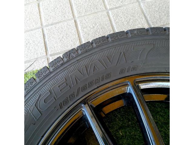【BADX(バドックス)】D.O.S.(ディーオーエス) スポークホイール+【GOODYEAR】ICE NAVI7+【GOODYEAR】ICE NAVI8