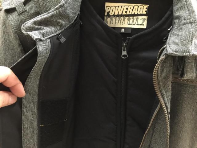 【POWERAGE】FUR ライダースジャケット