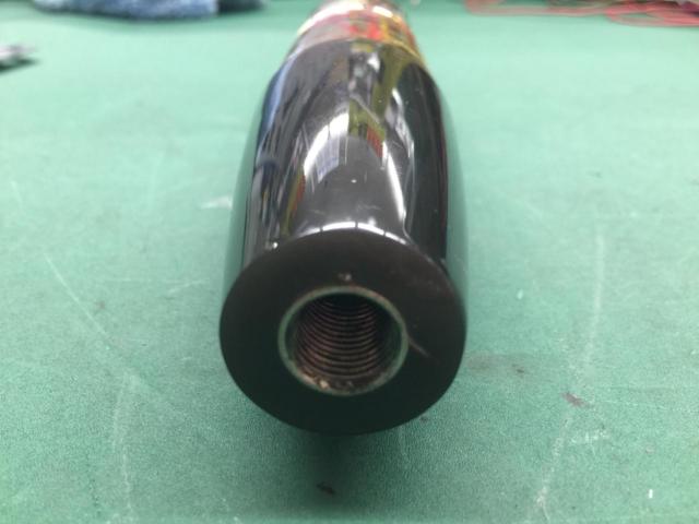クリスタル シフトノブ  水中花