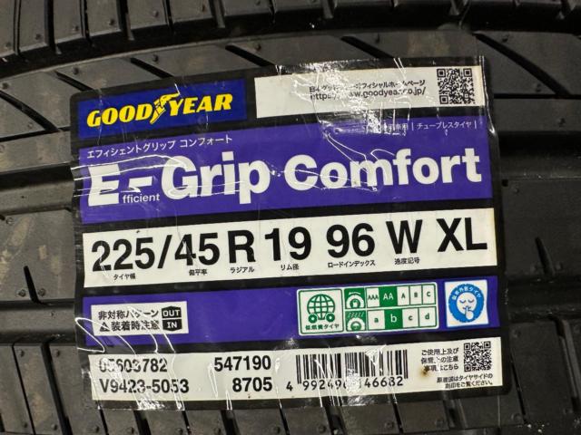 【GOODYEAR】 EfficientGrip Comfort  2本セット