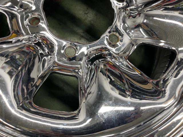 トヨタ純正(TOYOTA)  100系ハイエース純正オプションメッキスチール  + TOYO(トーヨー)  OPENCOUNTRY A/T
