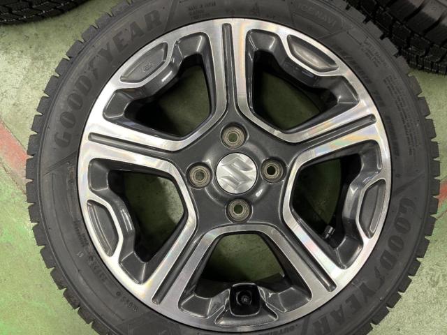 スズキ純正(SUZUKI)  ハスラー純正ホイール  + GOODYEAR(グッドイヤー) ICENAVI8