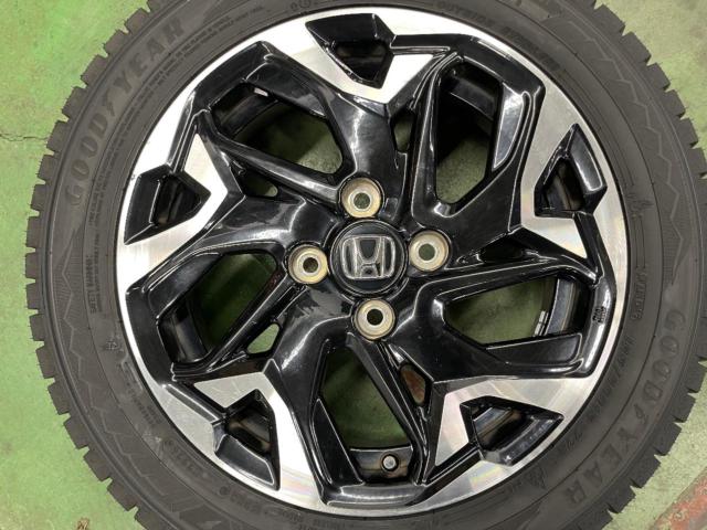 ホンダ純正(HONDA)  N-BOXカスタム純正ホイール  + GOODYEAR(グッドイヤー) ICENAVI8