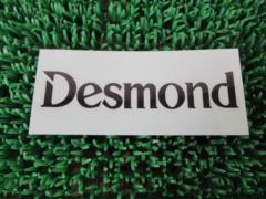 DESMOND 汎用ステッカー【カラー:ブラック】