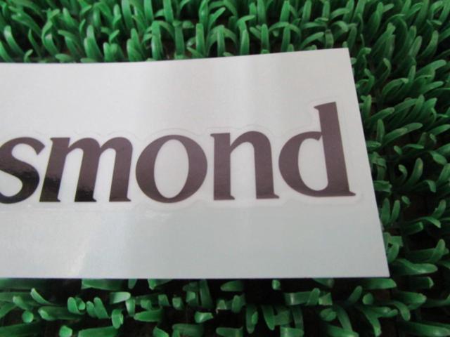 DESMOND 汎用ステッカー【カラー:ブラック】