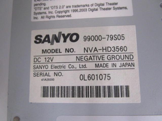 ワケアリ SANYO NVAーHD3560
