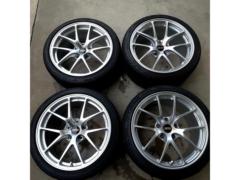 ★美品★ BBS(ビービーエス) RI-A007 / RI-A009 + NITTO NT555 G2 225/40R18 + 255/35R18 2021年製