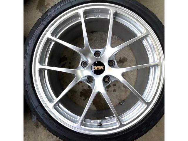 ★美品★ BBS(ビービーエス) RI-A007 / RI-A009 + NITTO NT555 G2 225/40R18 + 255/35R18 2021年製