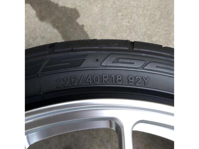 ★美品★ BBS(ビービーエス) RI-A007 / RI-A009 + NITTO NT555 G2 225/40R18 + 255/35R18 2021年製