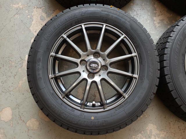 weds(ウェッズ) TEAD 12本スポーク + GOODYEAR(グッドイヤー) ICE NAVI7 185/65R15 2024年製