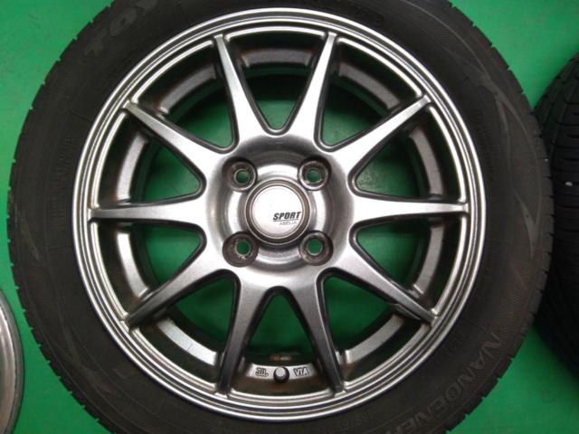 イエローハット SPORT ABELIA 10本スポーク ホイールのみ4本