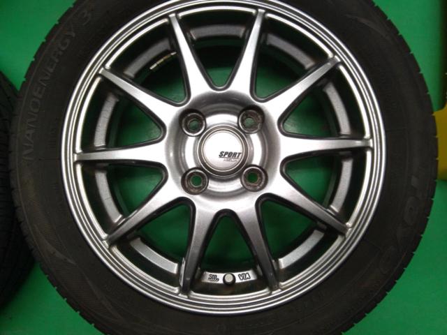 イエローハット SPORT ABELIA 10本スポーク ホイールのみ4本