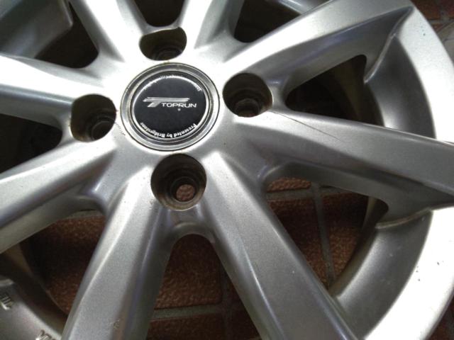【BRIDGESTONE】 TOPRUN 7本スポーク ホイールのみ4本