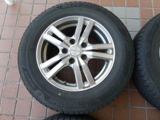 【DUNLOP】ROZEST+【BRIDGESTONE】BLIZZAK VRX3 195/65R15