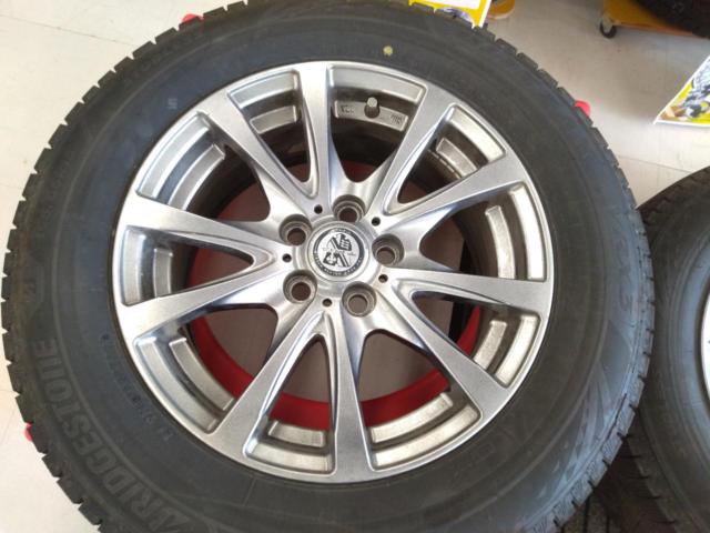 BIG WAY TRG  + BRIDGESTONE VRX3 195/65R15 平座ナット