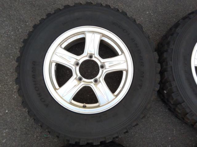【weds】KEELER 5本スポーク + 【YOKOHAMA】GEOLANDAR M/T 195R16 104/1020 6PR