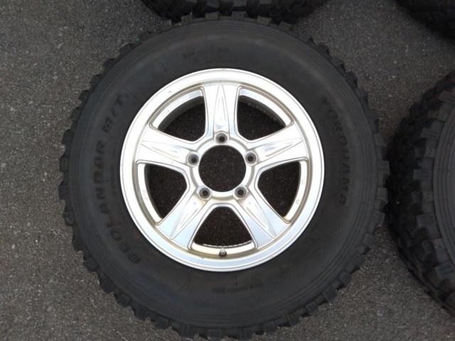 【weds】KEELER 5本スポーク + 【YOKOHAMA】GEOLANDAR M/T 195R16 104/1020 6PR