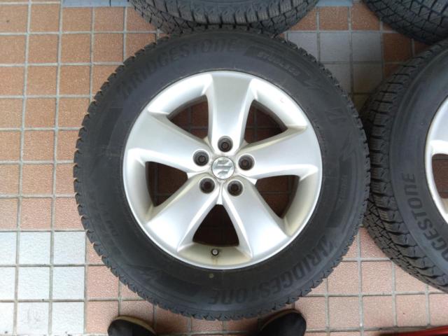 【スズキ純正】 エスクード純正ホイール + 【BRIDGESTONE】DM-V3 225/65R17