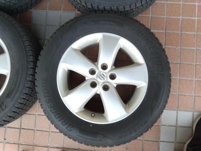 【スズキ純正】 エスクード純正ホイール + 【BRIDGESTONE】DM-V3 225/65R17