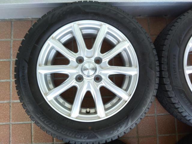 【weds】JOKER 10本スポーク + 【BRIDGESTONE】BLIZZAK VRX 3 165/65R14