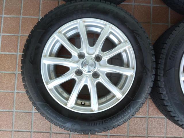 【weds】JOKER 10本スポーク + 【BRIDGESTONE】BLIZZAK VRX 3 165/65R14