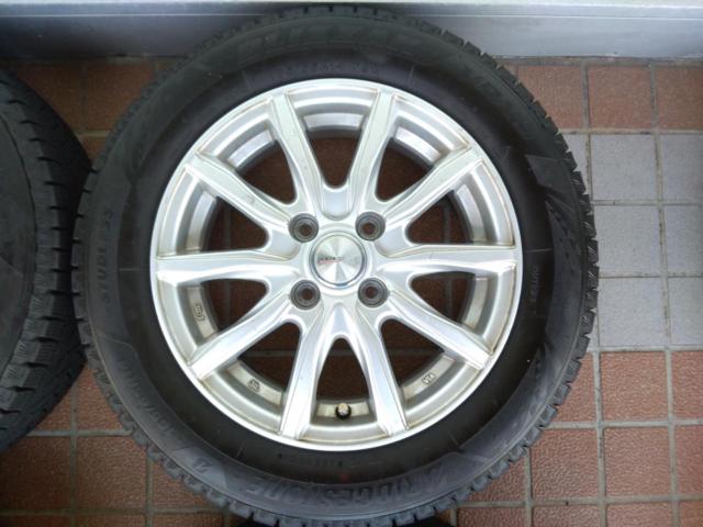 【weds】JOKER 10本スポーク + 【BRIDGESTONE】BLIZZAK VRX 3 165/65R14