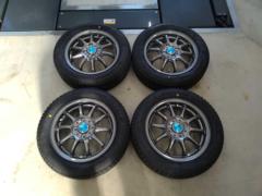 ☆新品タイヤと未使用ホイールセット☆ INTER MILAN ZT-10  + BRIDGESTONE BLIZZAK VRX3 155/65R14