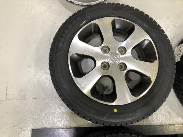 スズキ純正(SUZUKI)  ワゴンR純正  + BRIDGESTONE(ブリヂストン) BLIZZAK VRX3 4本セット