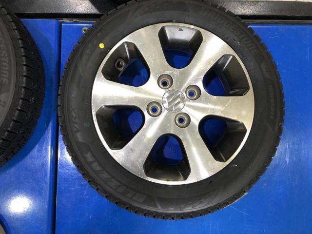 スズキ純正(SUZUKI)  ワゴンR純正  + BRIDGESTONE(ブリヂストン) BLIZZAK VRX3 4本セット