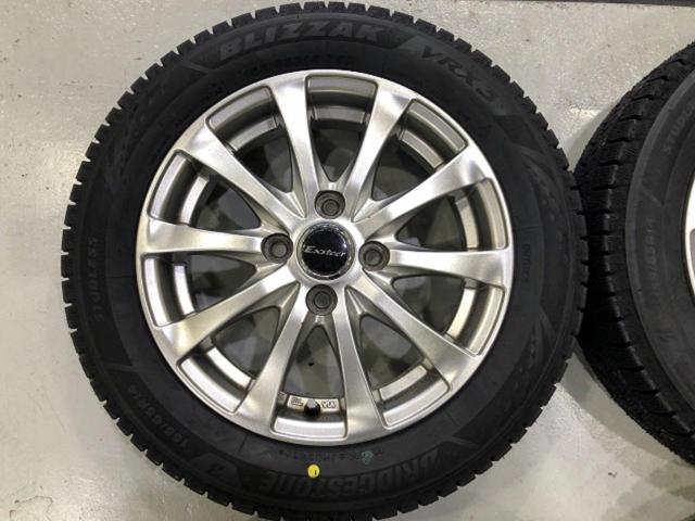 HOT STUFF(ホットスタッフ) Exceeder(エクシーダー) E03  + BRIDGESTONE(ブリヂストン) 【別倉庫在庫品】【BRIDGESTONE】 BLIZZAK VRX3