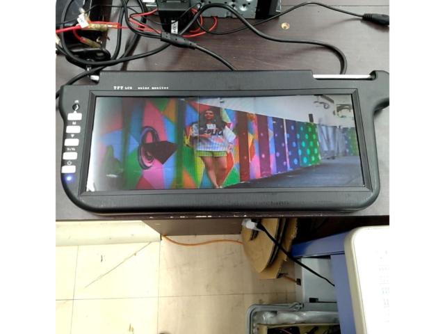 【TFT】colr monitor 12インチ バイザーモニター左 ノイズ有