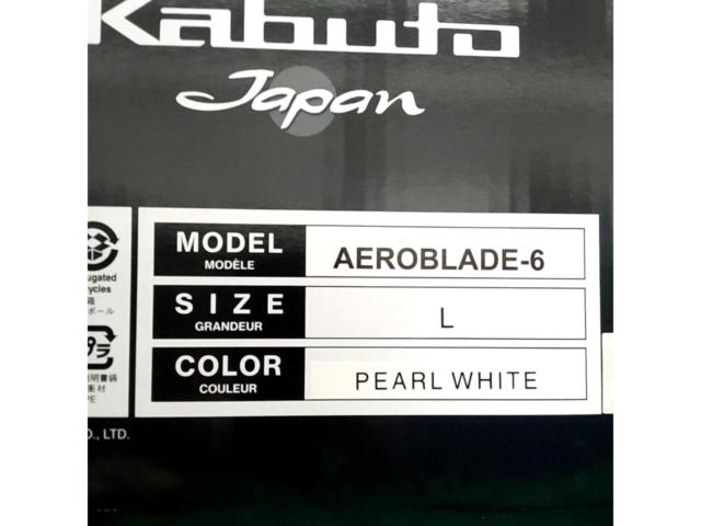 OGKKabuto
AEROBLADE-6
Pearl White
L size
With mirror shield