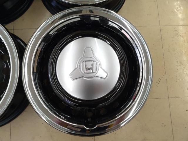 Honda genuine
N-ONE
Steel wheel
&amp;
Half wheel caps
&amp;
Plated ring