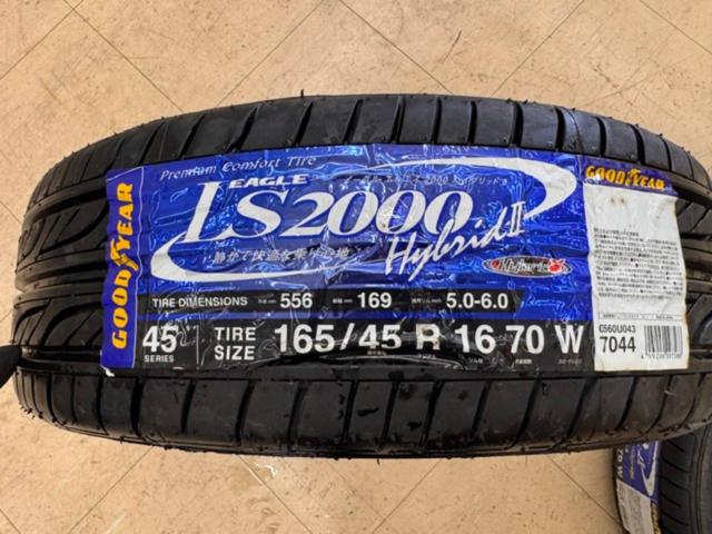 【2本のみ】BADX(バドックス)REMBRANDT(レンブラント) MS-7+GOODYEAR EAGLE LS2000 HybridⅡ