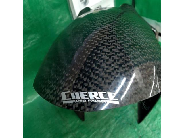 【COERCE】フロントフェンダー カーボン Ninja250/EX250L