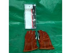 【KUSHITANI】K-5358 TENDER GLOVE(テンダーグローブ) ブラウン Mサイズ
